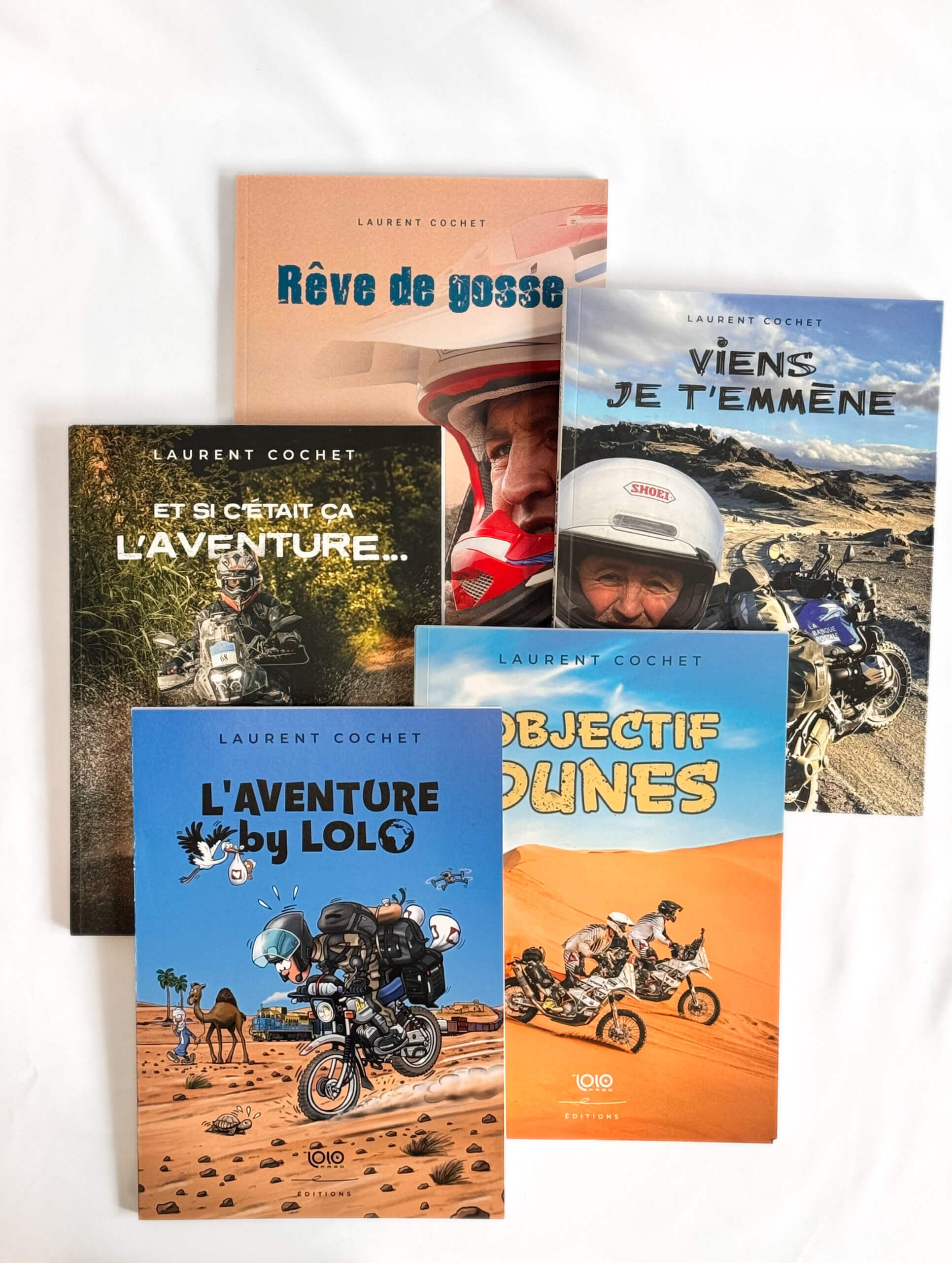 ACHETER-LIVRE-MOTO-LOLO-COCHET-PACK Acheter le pack 5 livres Laurent Cochet + cadeaux Sw Motech